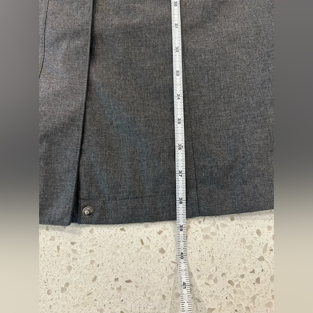 Eddie Bauer Gray Girl-On-The-Go Trench Coat Large Tall - Picture 9 of 15